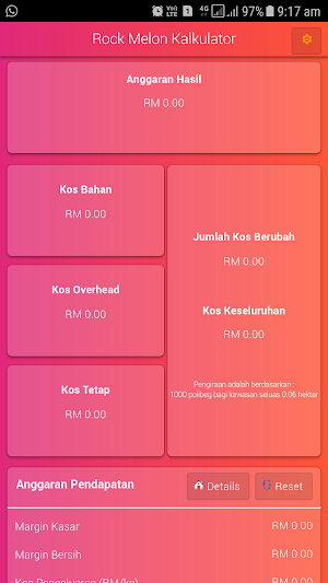 MARDI myAgriSmartCalculator Screenshot 1
