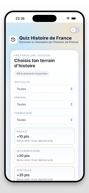 Quiz Histoire de France Screenshot 0
