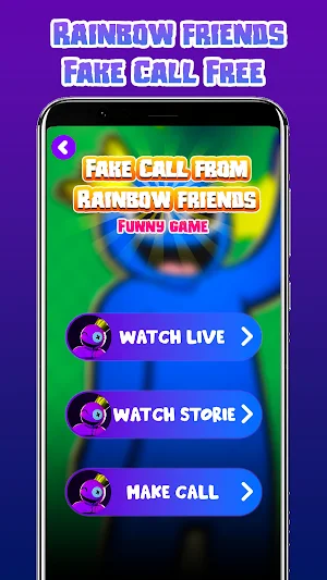 Rainbow Friends Prank Call App Screenshot 2