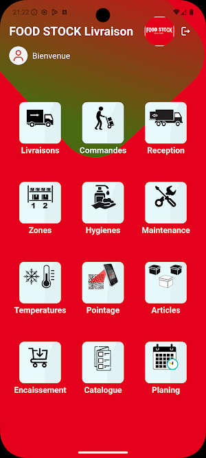 FOOD STOCK Livraison Screenshot 2