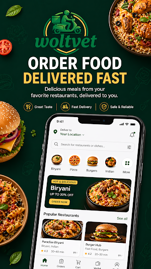Woltvet: Food Delivery & More Screenshot 0
