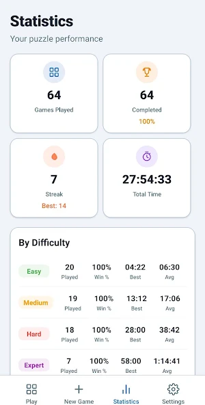 Logic Number Grid Screenshot 2