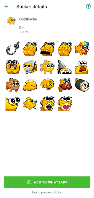 Goldfisch Sticker Screenshot 1