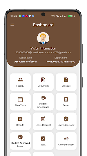 Aaryaveer Faculty Screenshot 1