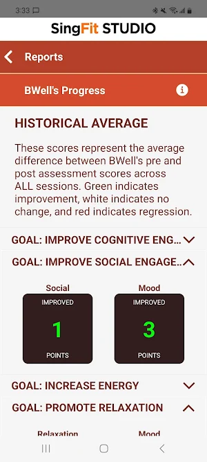 SingFit Screenshot 2