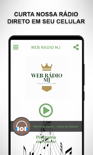 Web Rádio MJ Screenshot 0