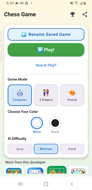 Chess Game For Kids Screenshot 0
