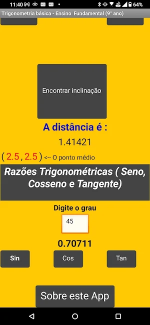 Trigonometria básica - 9° ano Screenshot 3