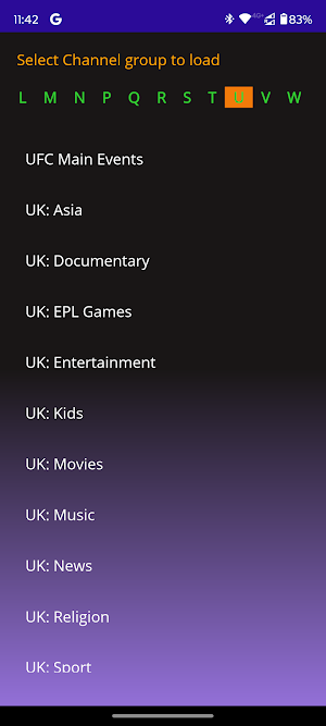 MyIPTV Player Screenshot 2