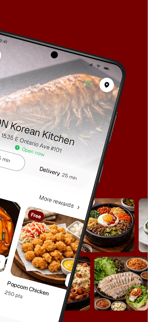 ON Korean Kitchen Screenshot 1