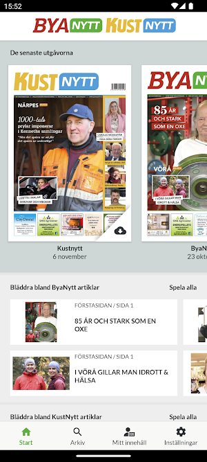 Byanytt Kustnytt Screenshot 0