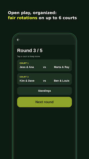 Pickleball Scorekeeper & Rally Screenshot 3