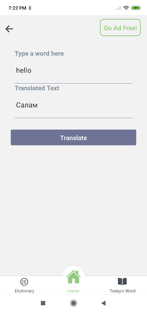 Kyrgyz English Translator Screenshot 1