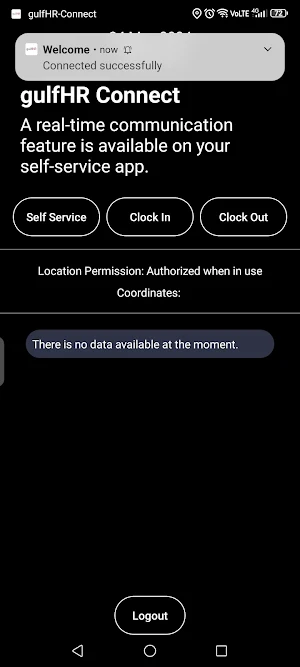 gulfHR-Connect Screenshot 1