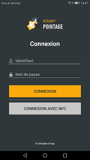 Integrix® Pointage Screenshot 0