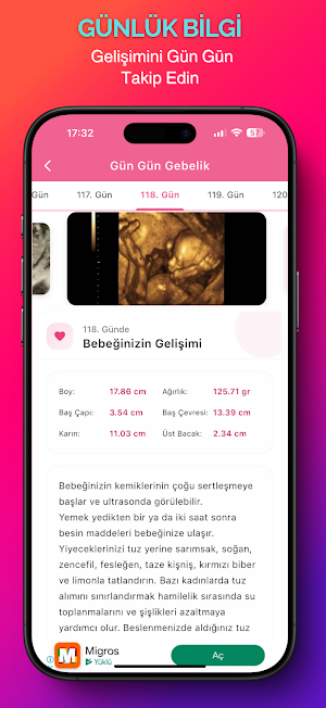 Gün Gün Gebelik Takibi Pro Screenshot 1