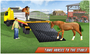 Farm Animal Transport Truck Simulator Driver 2020 Screenshot 0