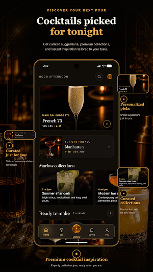 Marlow: AI Cocktail Recipes Screenshot 0