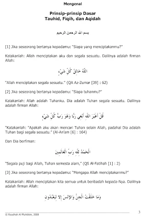 Mengenal Prinsip Tauhid Fiqih Screenshot 1
