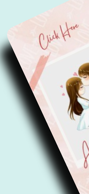 Cute Animated Couple Wallpaper Screenshot 0