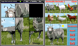 Magic Slide Puzzle D.Animals1 Screenshot 0