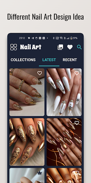 Golden Touch Nail Design Screenshot 0