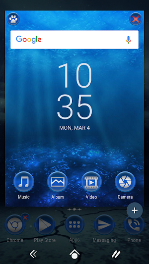 Ocean floor | Xperia™ Theme, Live Wallpapers Screenshot 3