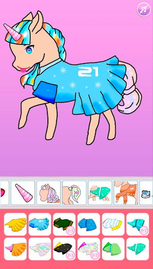 Unicorn Chibi Game for Girls Screenshot 1