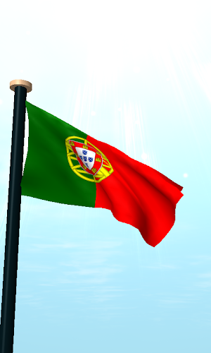 Portugal Flag 3D Free Screenshot 1
