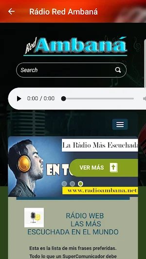 Radio Red Ambana Screenshot 3