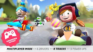 KING OF KARTS - Single & Multiplayer Kart Racing Screenshot 0