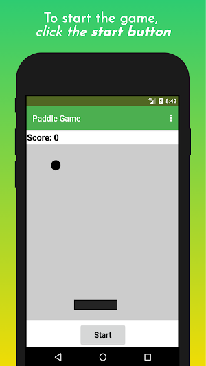 Paddle Game Screenshot 0