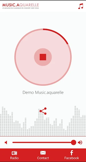 Radio Music Aquarelle Screenshot 0