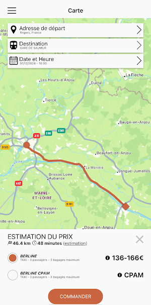 LIGNE B TAXI Screenshot 2
