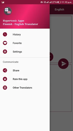 Finnish - English Translator Screenshot 0