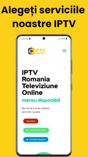 IPTV Romania Diaspora 4K Screenshot 1