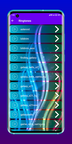 Samsung  S21 Ultra Ringtones , Screenshot 1