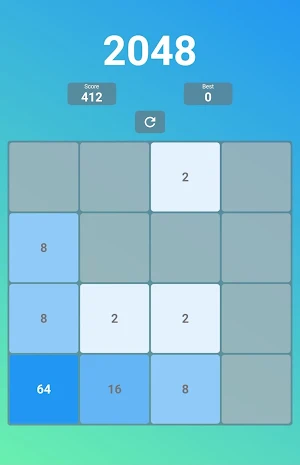 Flutter 2048 Screenshot 3