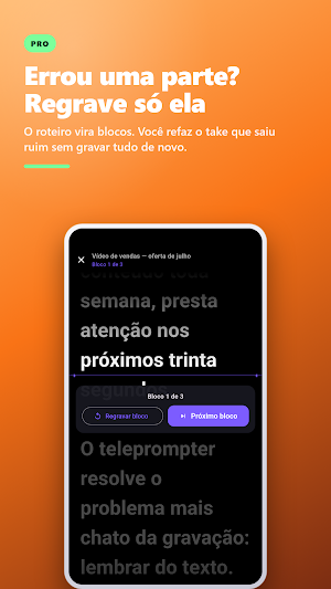 Teleprompter Studio: Vídeo Screenshot 2