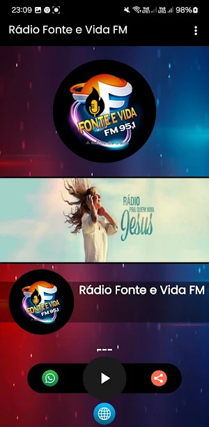 Rádio Fonte e Vida FM Screenshot 1