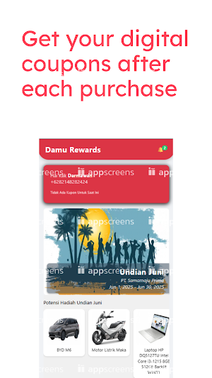 Damu Rewards Screenshot 1