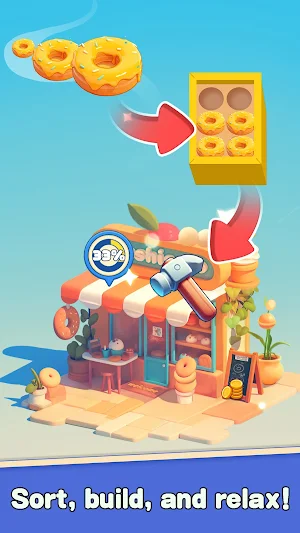 Donut Party : Packing Jam Screenshot 2