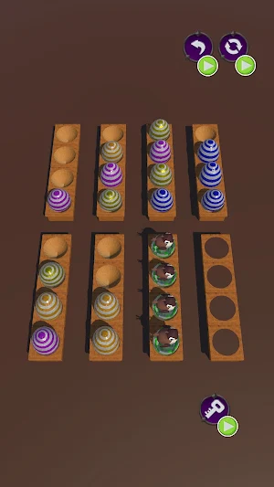 Colorful Eggs Sort Puzzle Game Screenshot 2
