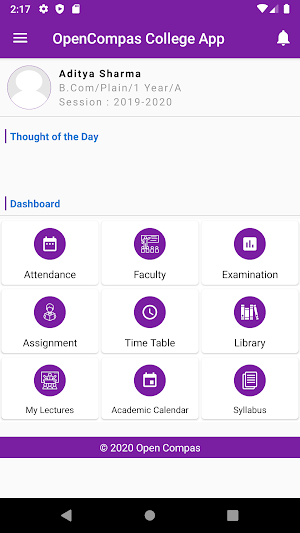 Opencompas College App (Demo) Screenshot 1