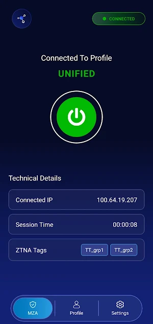 COSGrid MicroZAccess Screenshot 2
