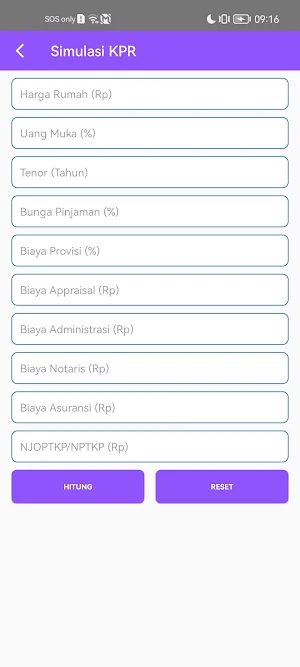 Simulasi KPR Screenshot 2