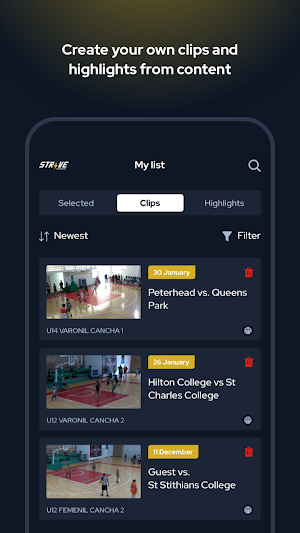 STRIVE SPORTS NETWORK Screenshot 1