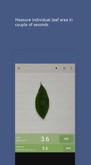 Petiole: Plant Leaf Area Meter Screenshot 0