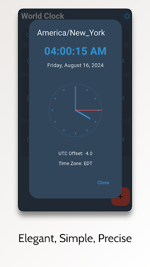 World Clock: Global Time Zones Screenshot 0