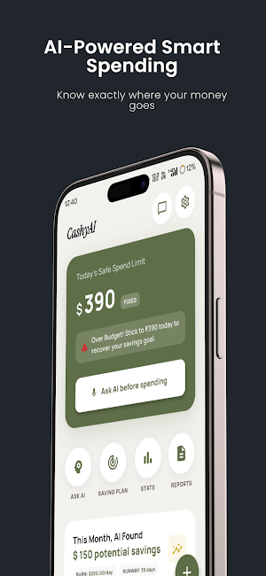 CashyAI - Smart Spending Screenshot 0